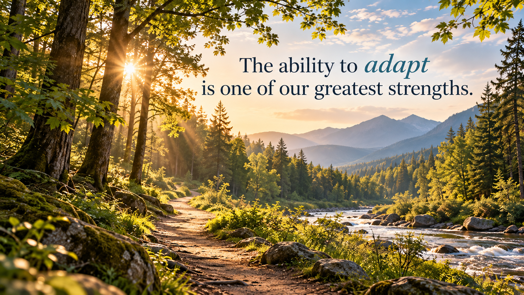 the ability to adapt